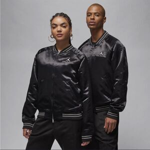 Air Jordan x A Ma‎ Maniére Souvenir Jacket Black Size Medium